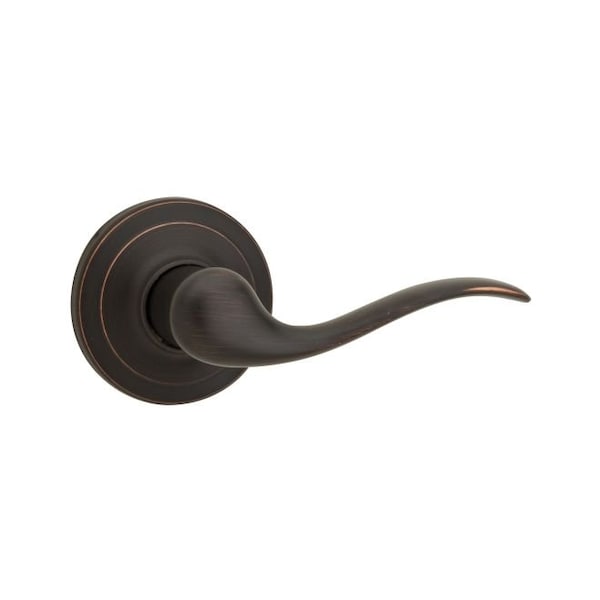 Tustin Lever Interior Single Cylinder Handleset Trim, Venetian Bronze